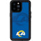 NFL Los Angeles Rams Double Vision iPhone 14 Pro Max Waterproof Case