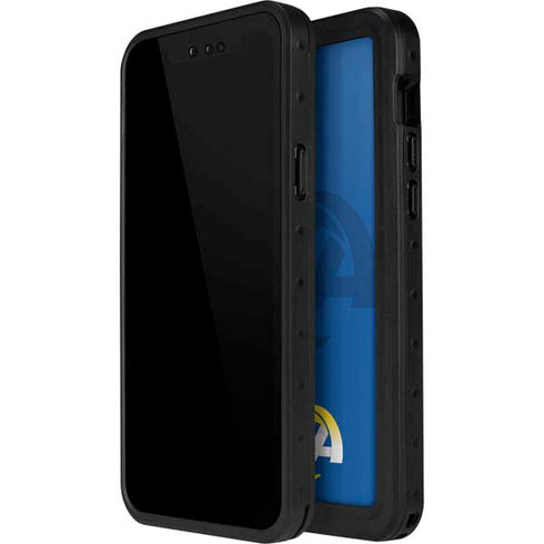 NFL Los Angeles Rams Double Vision iPhone 14 Pro Max Waterproof Case