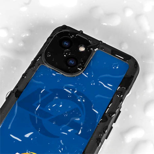NFL Los Angeles Rams Double Vision iPhone 15 Waterproof Case