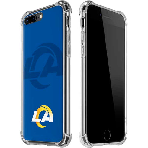 NFL Los Angeles Rams Double Vision iPhone 7/8 Plus Clear Case
