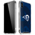 NFL Los Angeles Rams Double Vision iPhone X/XS Clear Case