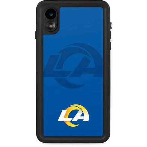 NFL Los Angeles Rams Double Vision iPhone XR Waterproof Case