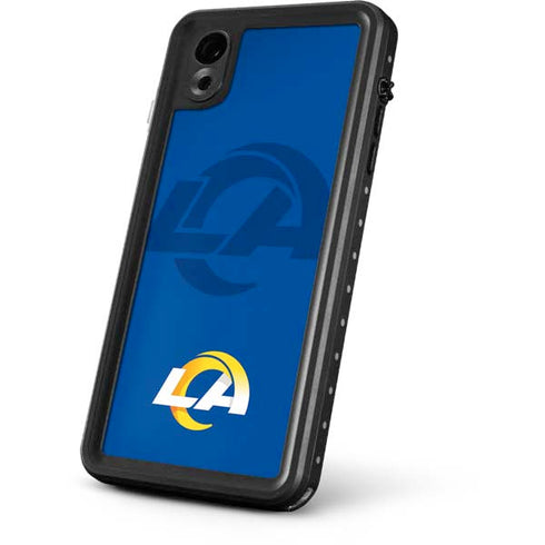 NFL Los Angeles Rams Double Vision iPhone XR Waterproof Case