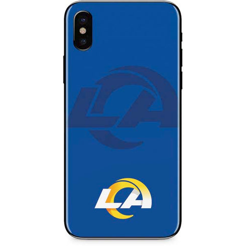 NFL Los Angeles Rams Double Vision iPhone XS Max Skin