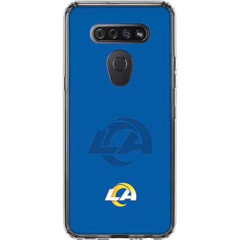 NFL Los Angeles Rams Double Vision LG K51/Q51 Clear Case