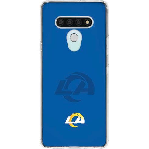 NFL Los Angeles Rams Double Vision LG Stylo 6 Clear Case