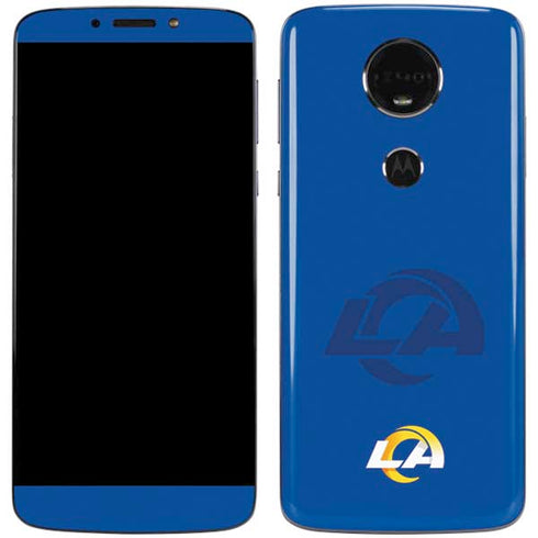 NFL Los Angeles Rams Double Vision Moto E5 Plus Skin