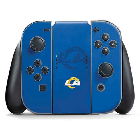 NFL Los Angeles Rams Double Vision Nintendo Switch (2017-2021) Joy-Con Controller Skin