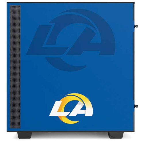 NFL Los Angeles Rams Double Vision NZXT H510 Compact ATX Mid-Tower Case Skin