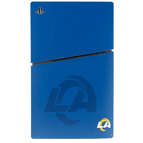 NFL Los Angeles Rams Double Vision PS5 Slim Digital Edition Bundle Skin