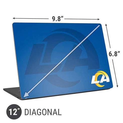 NFL Los Angeles Rams Double Vision Universal Laptop 12in (9.8 x 6.8in) Skin