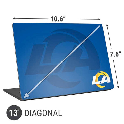 NFL Los Angeles Rams Double Vision Universal Laptop 13in (10.6 x 7.6in) Skin