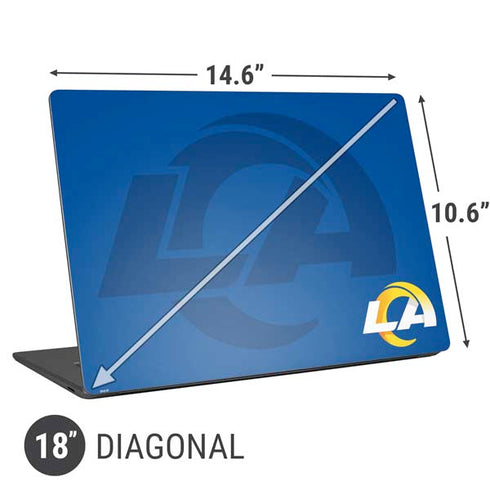 NFL Los Angeles Rams Double Vision Universal Laptop 18in (14.6 x 10.6in) Skin