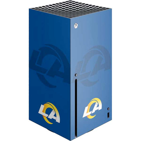 NFL Los Angeles Rams Double Vision Xbox Series X Console Skin