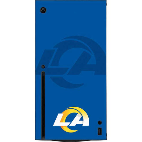 NFL Los Angeles Rams Double Vision Xbox Series X Console Skin
