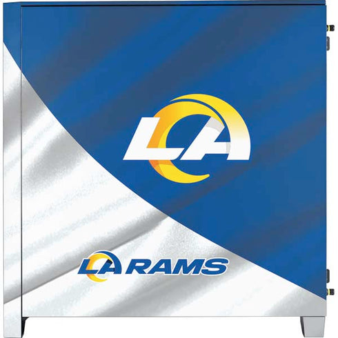NFL Los Angeles Rams Corsair 4000D Tempered Glass Mid-Tower ATX Case Skin