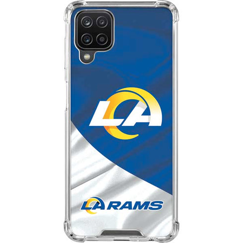 NFL Los Angeles Rams Galaxy A12 Clear Case