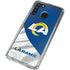 NFL Los Angeles Rams Galaxy A21 Clear Case