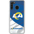 NFL Los Angeles Rams Galaxy A21 Clear Case