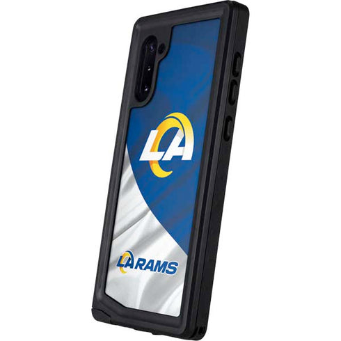 NFL Los Angeles Rams Galaxy Note 10 Waterproof Case