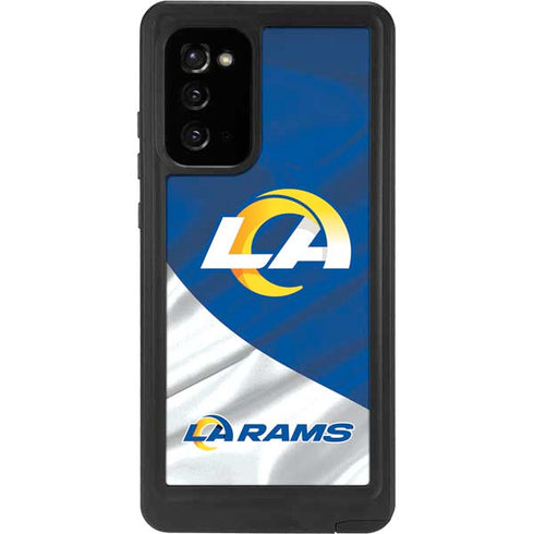 NFL Los Angeles Rams Galaxy Note20 5G Waterproof Case