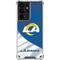 NFL Los Angeles Rams Galaxy S21 Ultra 5G Clear Case