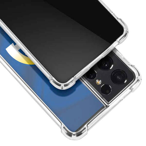 NFL Los Angeles Rams Galaxy S21 Ultra 5G Clear Case