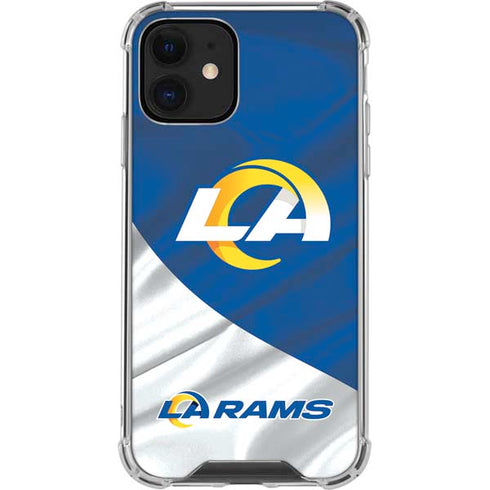 NFL Los Angeles Rams iPhone 12 Mini Clear Case