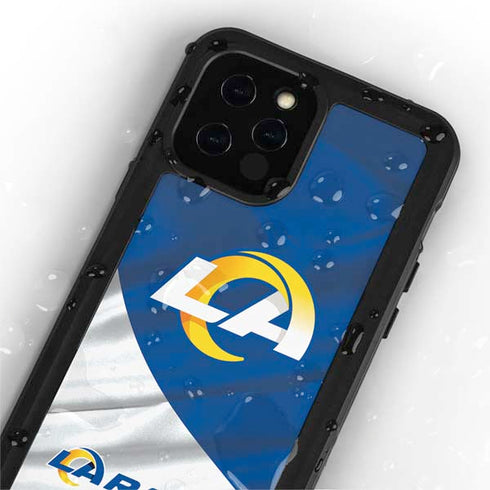 NFL Los Angeles Rams iPhone 12 Pro Waterproof Case