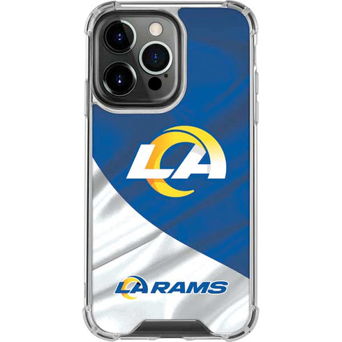 NFL Los Angeles Rams iPhone 13 Pro Clear Case
