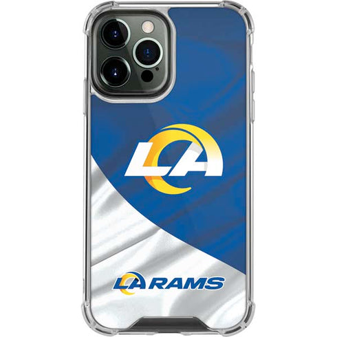 NFL Los Angeles Rams iPhone 13 Pro Max Clear Case