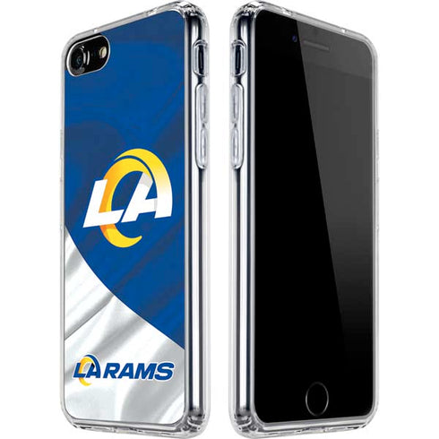NFL Los Angeles Rams iPhone SE (2nd & 3rd Gen) Clear Case