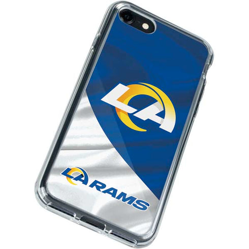 NFL Los Angeles Rams iPhone SE (2nd & 3rd Gen) Clear Case