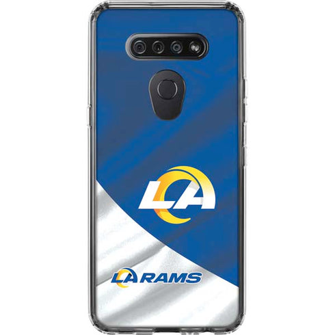 NFL Los Angeles Rams LG K51/Q51 Clear Case