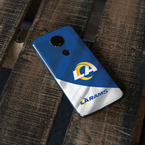 NFL Los Angeles Rams Moto E5 Plus Skin