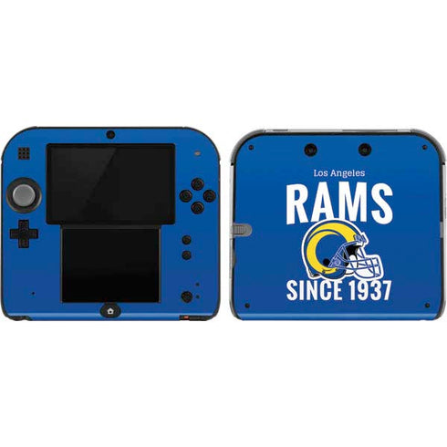 NFL Los Angeles Rams Helmet Nintendo 2DS Skin