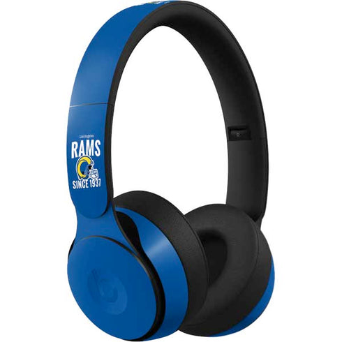 NFL Los Angeles Rams Helmet Beats Solo Pro Skin
