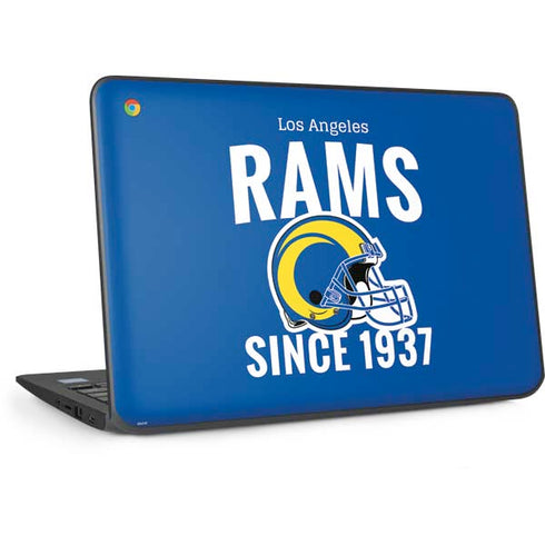 NFL Los Angeles Rams Helmet HP Chromebook Skin