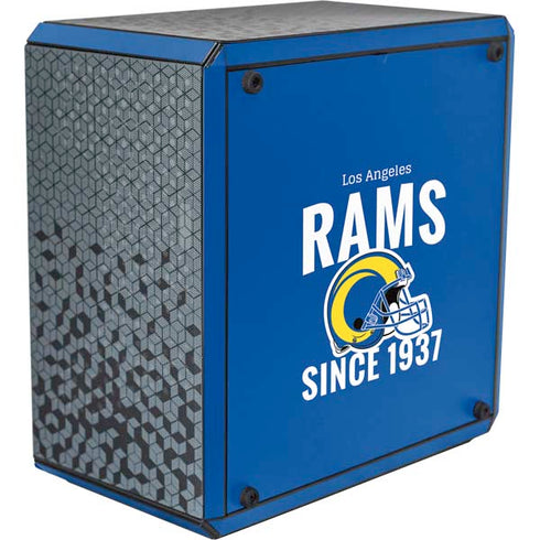 NFL Los Angeles Rams Helmet Cooler Master MasterBox Q300L Mini Tower Skin