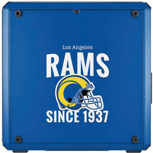 NFL Los Angeles Rams Helmet Cooler Master MasterBox Q300L Mini Tower Skin