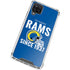 NFL Los Angeles Rams Helmet Galaxy A12 Clear Case