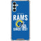 NFL Los Angeles Rams Helmet Galaxy A13 5G Clear Case