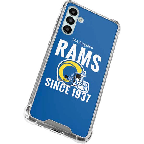 NFL Los Angeles Rams Helmet Galaxy A13 5G Clear Case