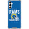 NFL Los Angeles Rams Helmet Galaxy A15 5G Clear Case