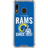 NFL Los Angeles Rams Helmet Galaxy A30 Clear Case