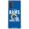 NFL Los Angeles Rams Helmet Galaxy A32 5G Clear Case