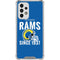 NFL Los Angeles Rams Helmet Galaxy A33 5G Clear Case