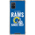 NFL Los Angeles Rams Helmet Galaxy A51 5G Clear Case