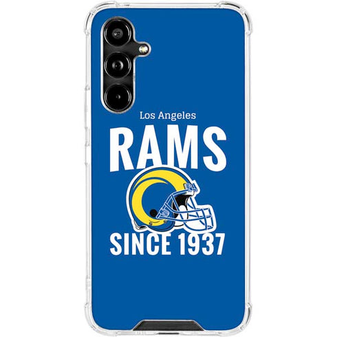 NFL Los Angeles Rams Helmet Galaxy A54 5G Clear Case