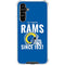 NFL Los Angeles Rams Helmet Galaxy A54 5G Clear Case